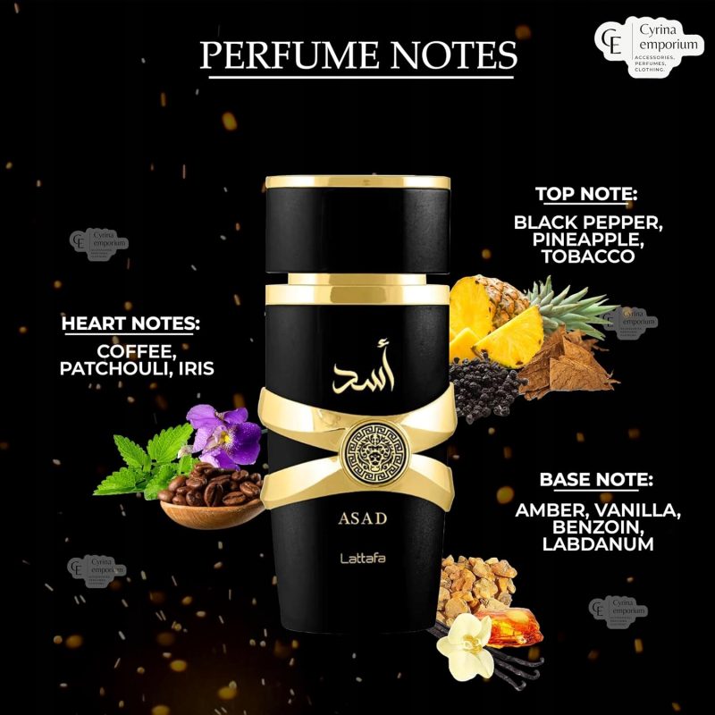 Lattafa Asad woda perfumowana dla mężczyzn 100 ml - obrazek 4