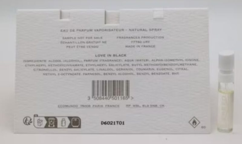 Próbka Creed Love in Black woda perfumowana 2 ml - obrazek 4